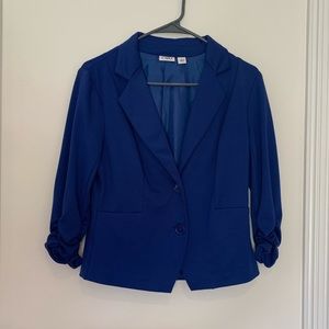 Royal Blue Blazer. Size Small.